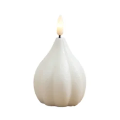 ENJOY LED løglys med timerfunktion Ø 6,5 x H 8 cm hvid