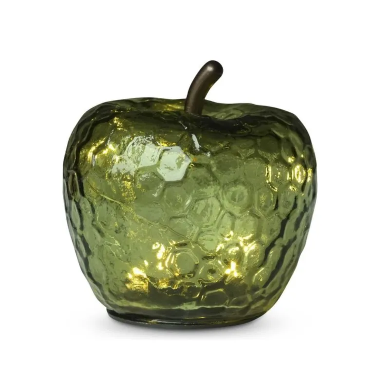 Enjoy solcelle glas æble grøn Ø 15 cm