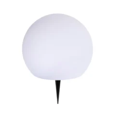 Enjoy solcelle kugle med spyd hvid Ø 20 cm