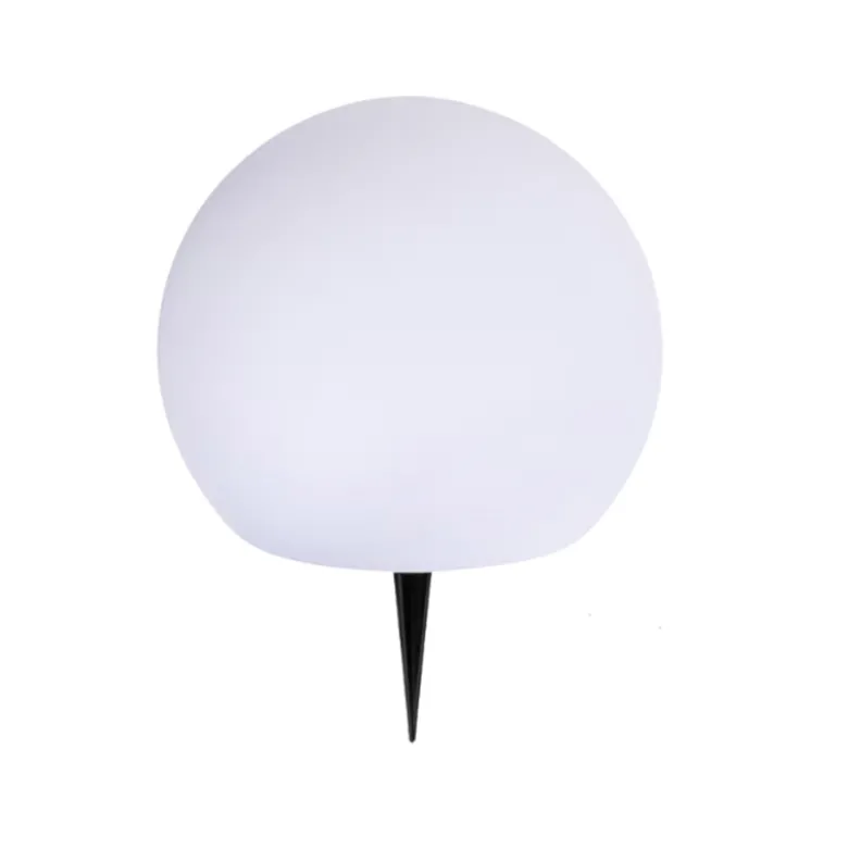 Enjoy solcelle kugle med spyd hvid Ø 20 cm