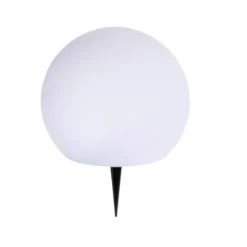 Enjoy solcelle kugle med spyd hvid Ø 30 cm