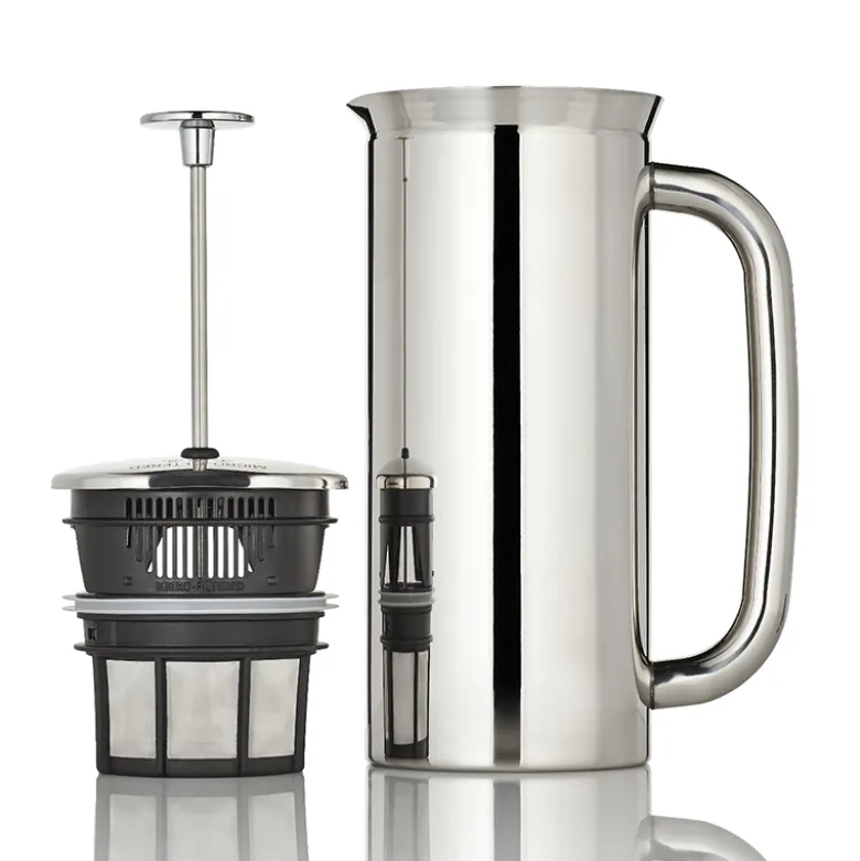 Espro P7 stempelkande børstet stål 1 liter