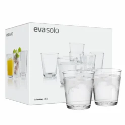 Eva Solo drikkeglas klar glas 25 cl 12 stk.