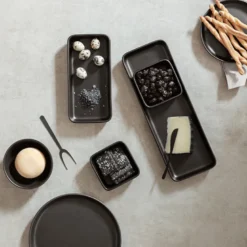 Eva Solo Nordic Kitchen kvadratisk skål sort 11 cm