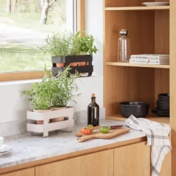 Eva Solo selvvandende herb organiser stål sand
