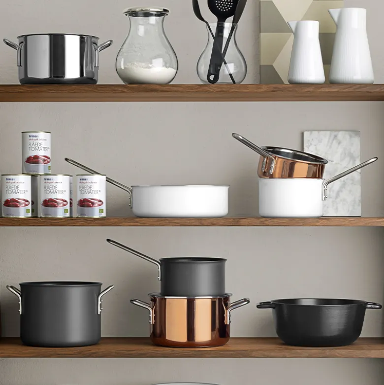 Eva Trio Copper kasserolle 1,5 liter