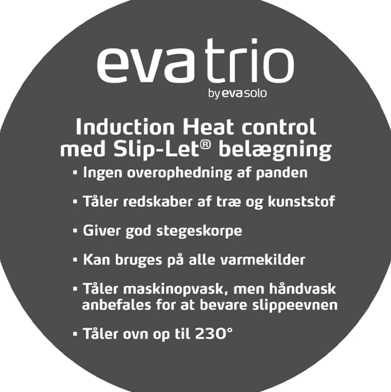 Eva Trio Induction Heat Control slip-let stegepande Ø 24 cm