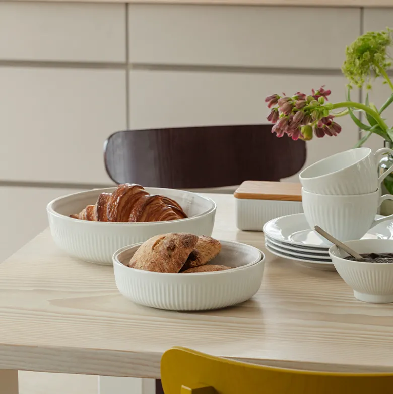 Eva Trio Legio Nova brødkurv hvid 24 cm