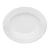Eva Trio Legio Nova oval dyb tallerken hvid 25 cm