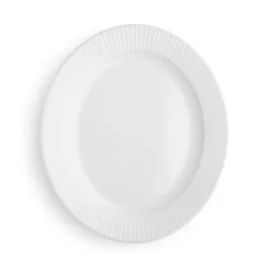 Eva Trio Legio Nova oval tallerken hvid 31 cm