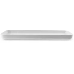 Eva Trio Legio Nova serveringsfad aflangt hvid 37 cm
