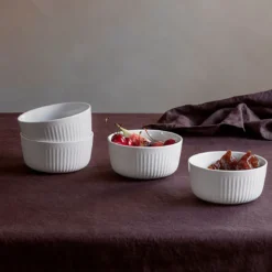 Eva Trio Legio Nova skåle hvid 4 stk. Ø 12 cm