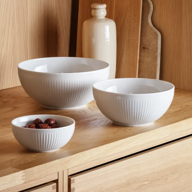 Eva Trio Legio Nova skål hvid 1,8 liter 21,5 cm