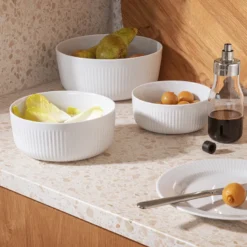 Eva Trio Legio Nova skål hvid 2,1 liter Ø 20 cm