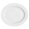 Eva Trio Legio oval tallerken hvid 31 cm