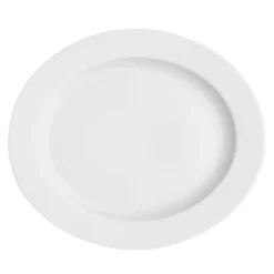 Eva Trio Legio oval tallerken hvid 31 cm