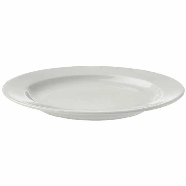 Eva Trio Legio tallerken hvid 19 cm