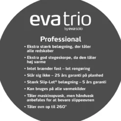 Eva Trio Professional slip-let stegepande Ø 30 cm