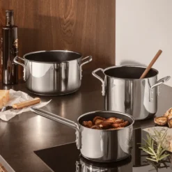 Eva Trio Recycled Stainless Steel gryde med keramisk Slip-Let® belægning 3,6 liter