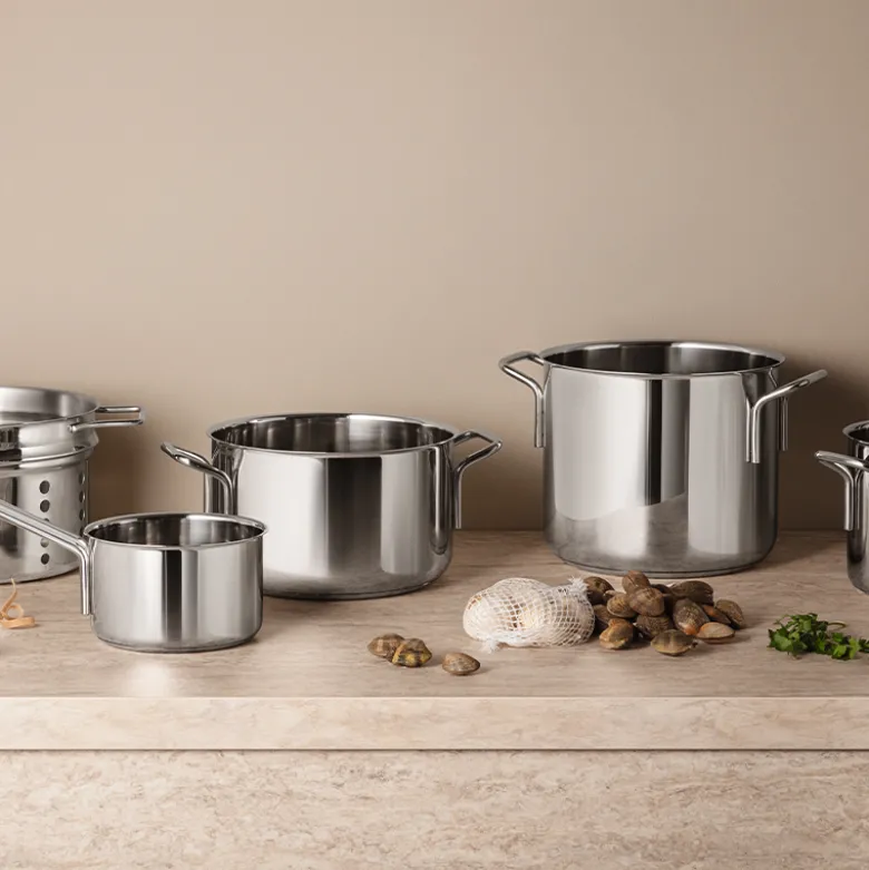 Eva Trio Recycled Stainless Steel gryde uden belægning 6,5 liter