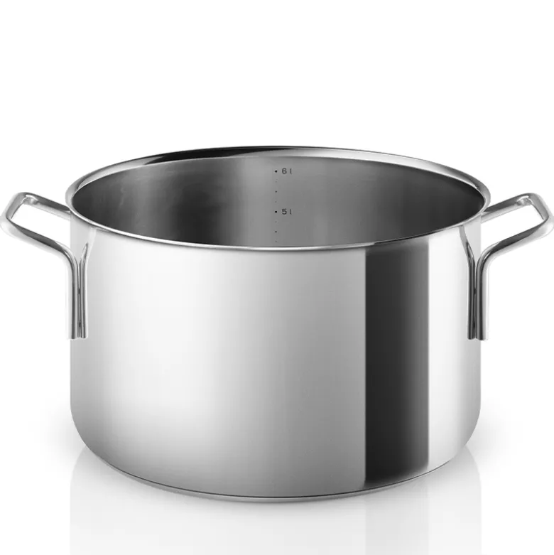 Eva Trio Recycled Stainless Steel gryde uden belægning 6,5 liter