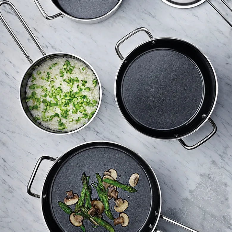 Eva Trio Stainless Steel gryde keramisk belægning 2,2 liter