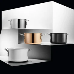 Eva Trio White Line gryde hvid 4,8 liter