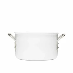 Eva Trio White Line gryde keramisk belægning hvid 3,8 liter