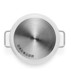 Eva Trio White Line gryde keramisk Slip-Let belægning 7 liter - recycled steel