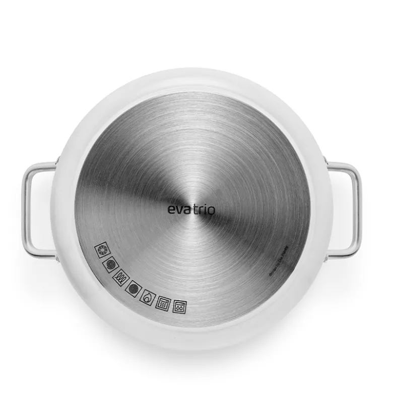 Eva Trio White Line gryde keramisk belægning 4,8 liter