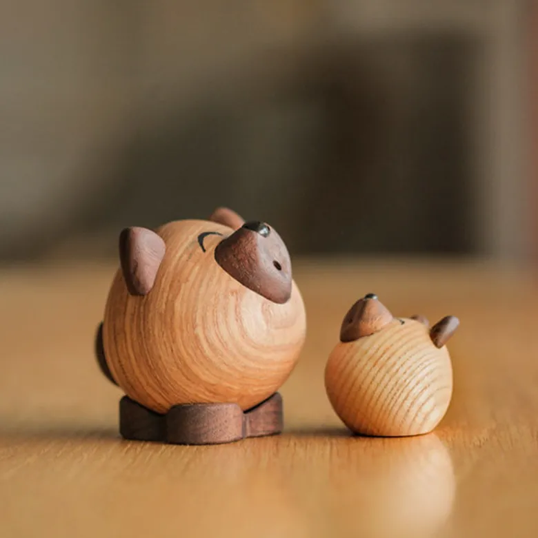 FableWood lille ulveunge Luna 5 cm