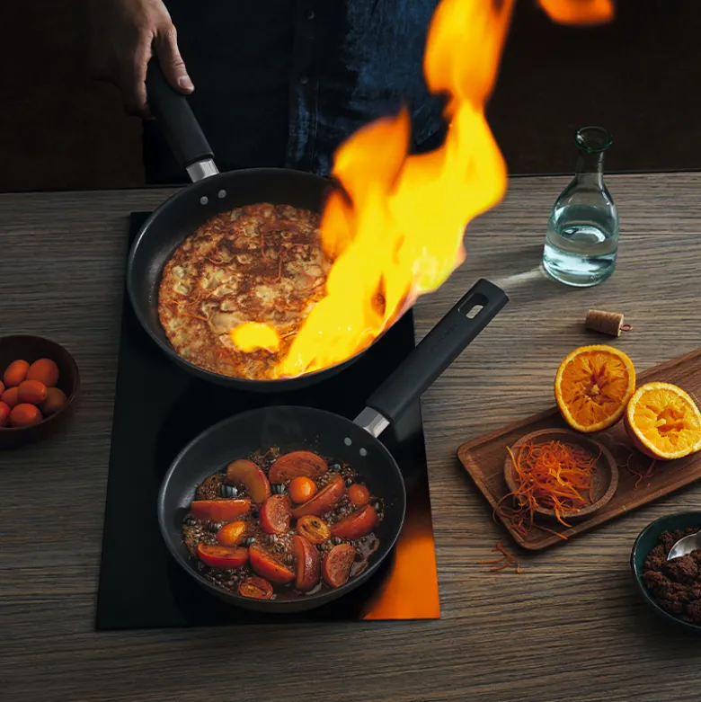 Fiskars Hard Face 3,5 liter sauterpande 28 cm med låg