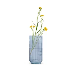 Flora vase rillet H 25 cm - assorterede farver