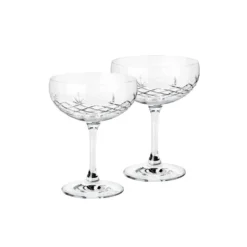 Frederik Bagger Crispy Clear Gatsby champagneskål 33 cl. 2 stk
