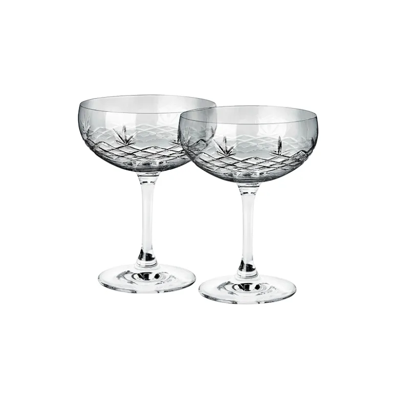 Frederik Bagger Crispy Dark Gatsby champagneskål 33 cl 2 stk.
