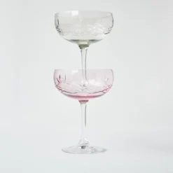 Frederik Bagger Crispy Emerald Gatsby champagneskål 33 cl 2 stk.