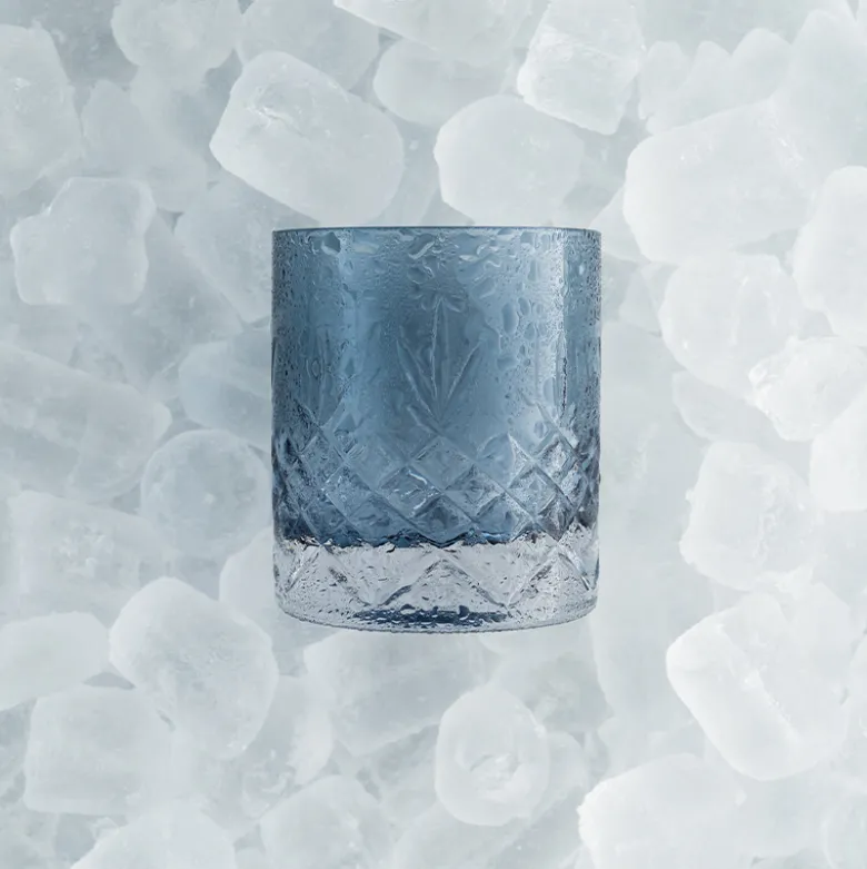 Frederik Bagger Crispy lowball sapphire glas 2 stk. 38 cl