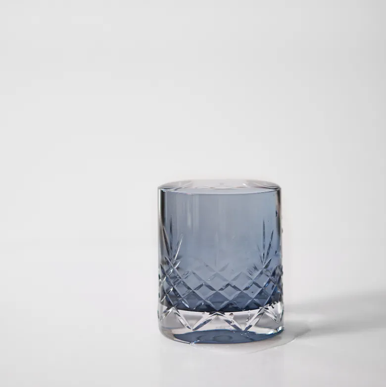 Frederik Bagger Crispy lowball sapphire glas 2 stk. 38 cl