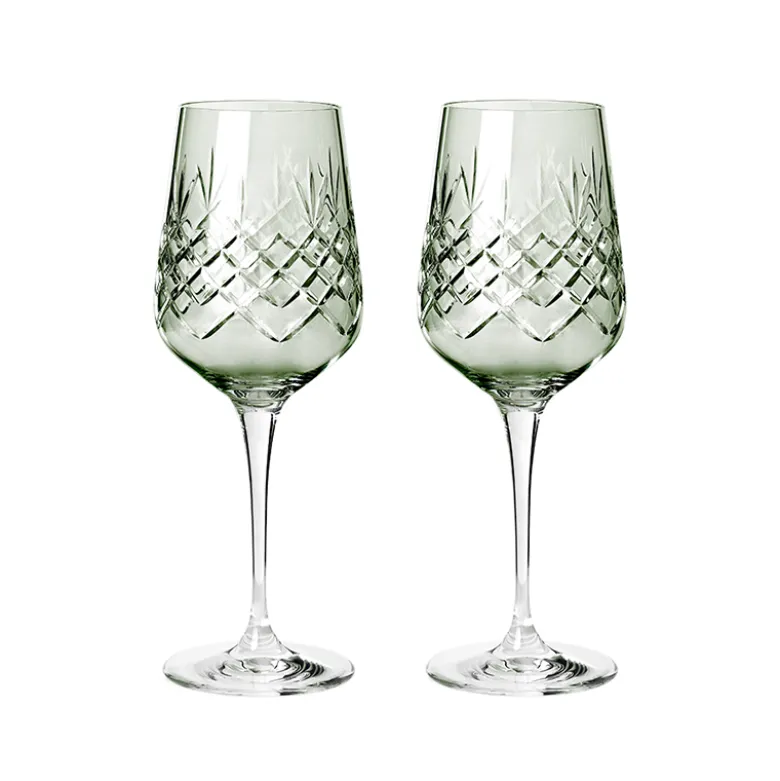 Frederik Bagger Crispy Monsieur emerald/grøn vinglas 2 stk. 45 cl