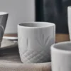 Frederik Bagger Crispy Porcelain mini krus 2 stk. 9,5 cl