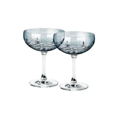 Frederik Bagger Crispy Sapphire Gatsby champagneskål 33 cl 2 stk.