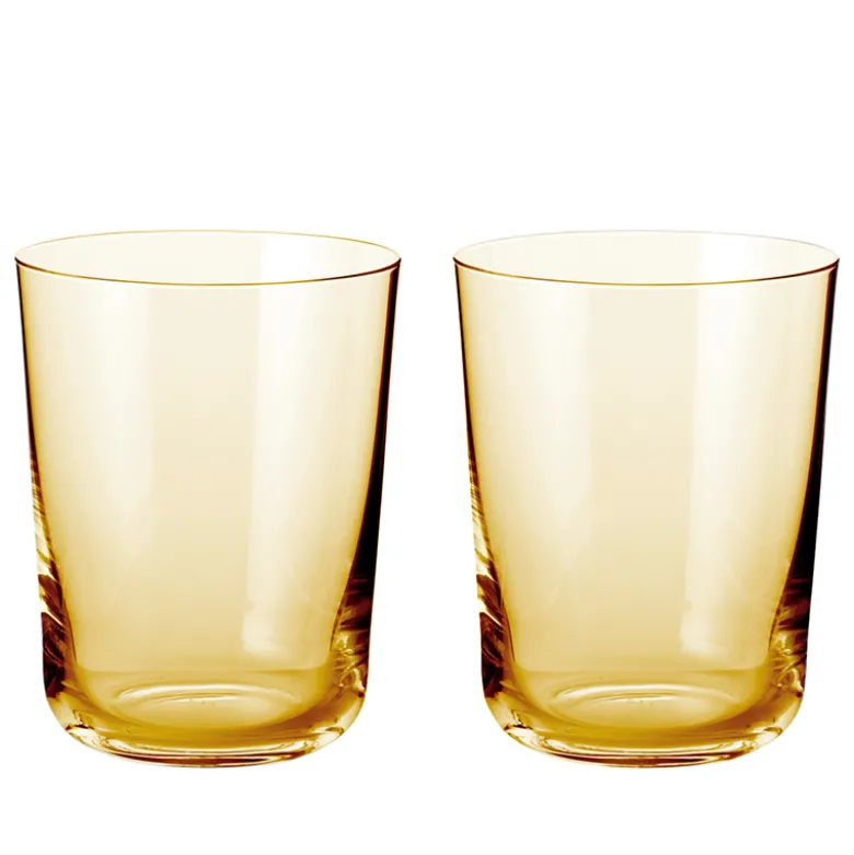 Frederik Bagger New York vandglas citrine 2 stk.