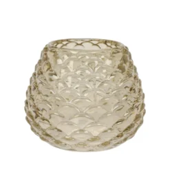 Fyrfadsstage amber 10 cm assorteret
