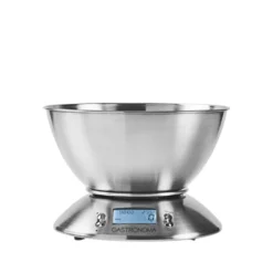 Gastronoma digital køkkenvægt med skål rustfrit stål 5 kg