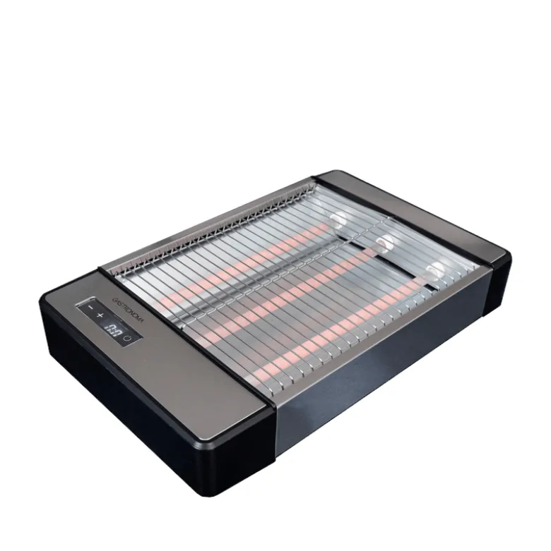 Gastronoma flad brødrister sort 920 watt