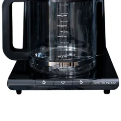 Gastronoma kaffemaskine sort/stål 1,5 liter 1050 watt