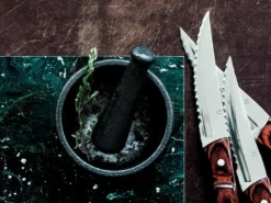 Gense Old Farmer Classic steakkniv rød 23,5 cm