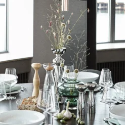 Georg Jensen Alfredo glasvase lysegrøn 25 cm