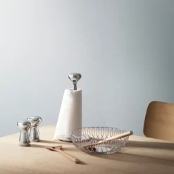 Georg Jensen Alfredo køkkenrulleholder blankpoleret stål