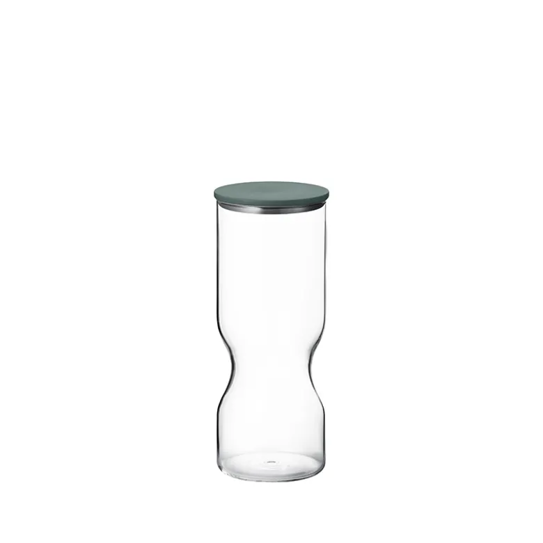 Georg Jensen Alfredo opbevaringsglas grøn 1,5 liter